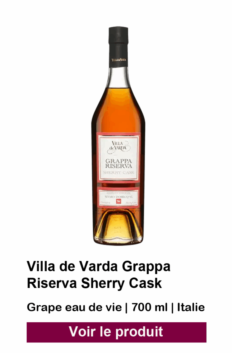 Villa de Varda Grappa Riserva Sherry Cask
