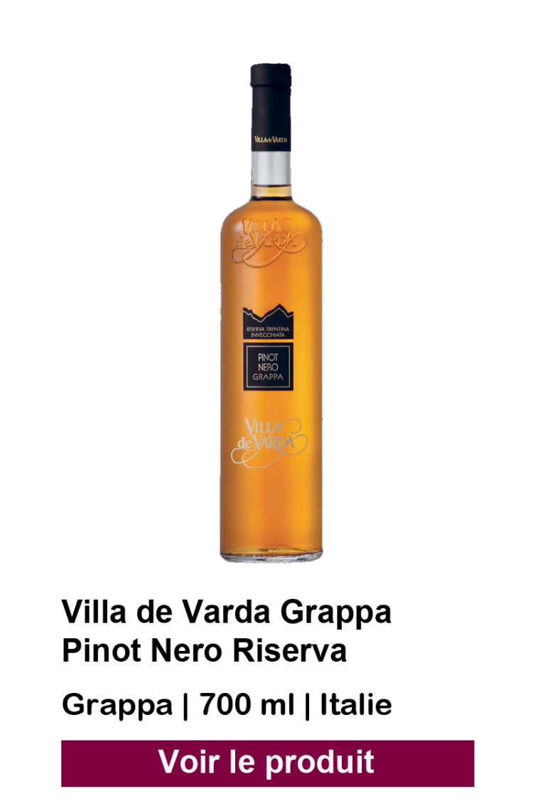 Villa de Varda Grappa Pinot Nero Riserva